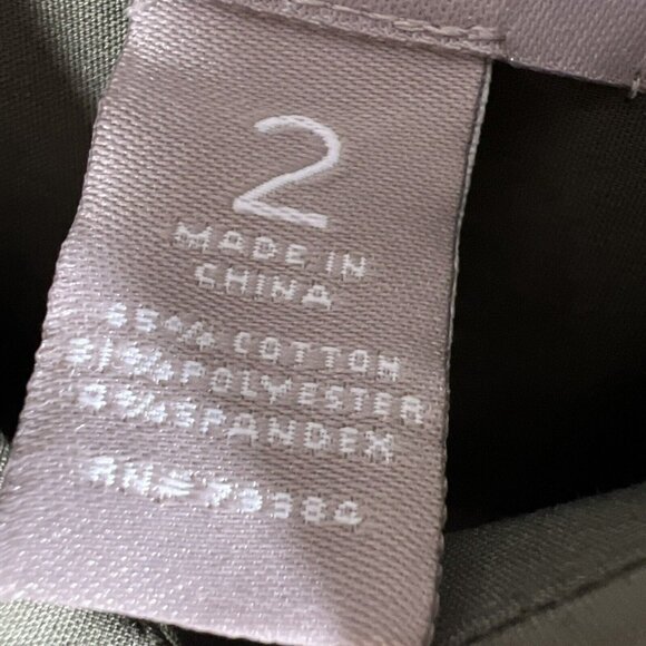 Chico's Women's Blouse Solid Green Button Up Collared Top Long Sleeves Career - Picture 7 of 8